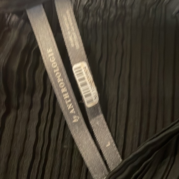 Anthropologie V-Neck Pleated Midi Dress- LG - Picture 6 of 7